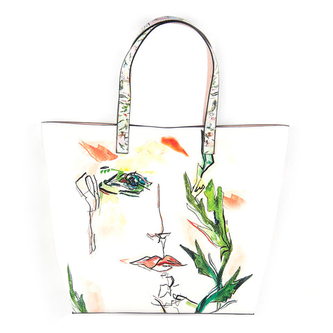Biggdesign Faces women's crossbody bag, shoulder bag made of PU leather