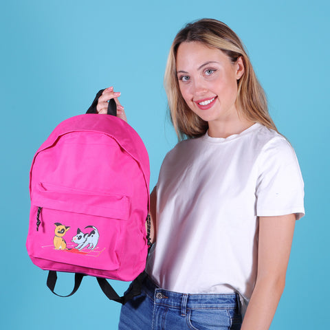 Biggdesign Dogs Backpack, Pink