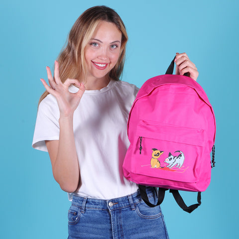 Biggdesign Dogs Backpack, Pink
