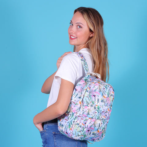 Biggdesign Faces Rucksack, Weiß