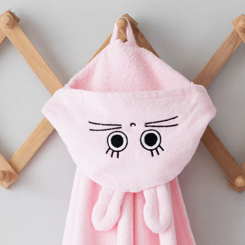 Milk&amp;Moo Chancin Baby hooded velvet bath towel