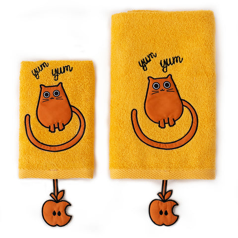 Milk&amp;Moo Tombish Cat Children's Towel Set