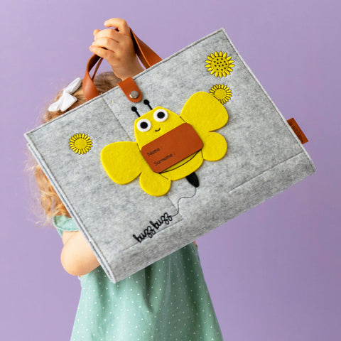 Milk&amp;Moo Buzzy Bee activity board for toddlers