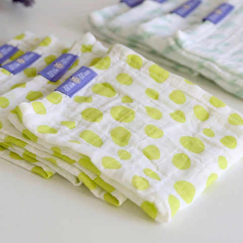 Milk&amp;Moo muslin burp cloths pack of 8