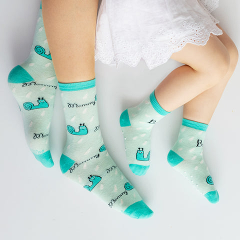 Milk&Moo Cacha Frog und Sangaloz  Mutter-Kind Socken Set