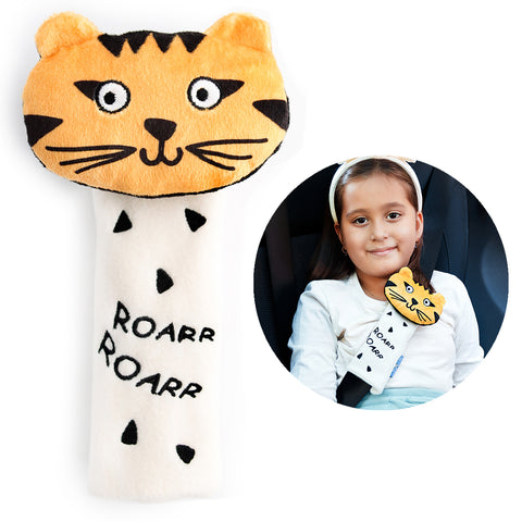 Milk&Moo Skater Cheetah Kinder Gurtpolster für Kindersitz ab 0 Monate