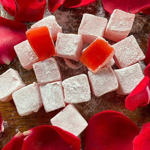 Hacı Bekir Rose Flavoured Turkish Delight 125 Gr Kraft Box