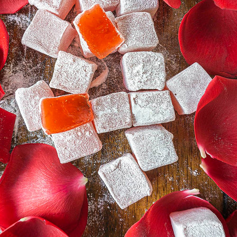 Hacı Bekir Rose Flavoured Turkish Delight 125 Gr Kraft Box