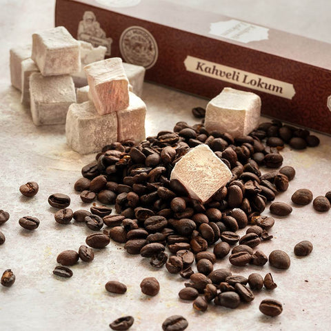 Hacı Bekir Turkish Delight mit Kaffee 125 Gr Kraft Box