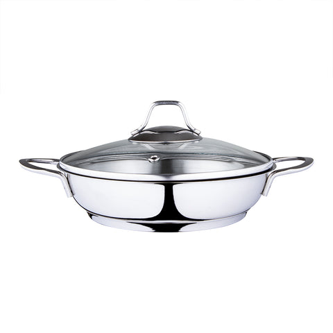 Serenk Modernist pan, stainless steel pan, serving pan, Ø20cm - 0.8L