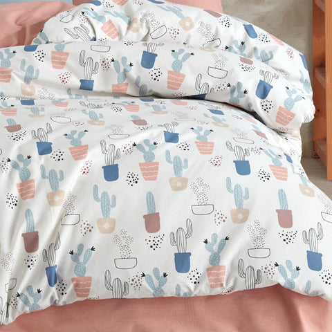 Hobby Paradie Blue – Poplin Studio Einzelbettbezug-Set