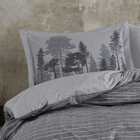 Hobby Tully Grey – Poplin Studio Einzelbettbezug-Set