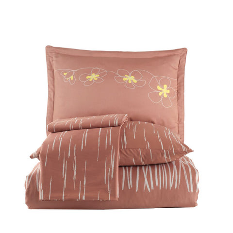 Hobby Adalia Cinnamon – Doppel-Satin-Bettbezug-Set