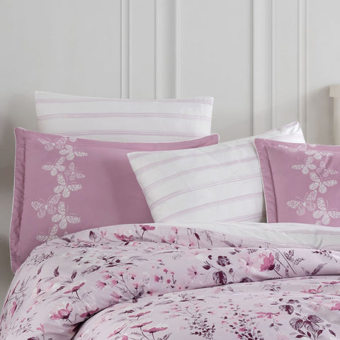 Hobby Emily Lila – Doppel-Satin-Bettbezug-Set