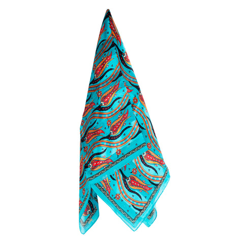 Biggdesign Tulpe gemusterte Seide Schal