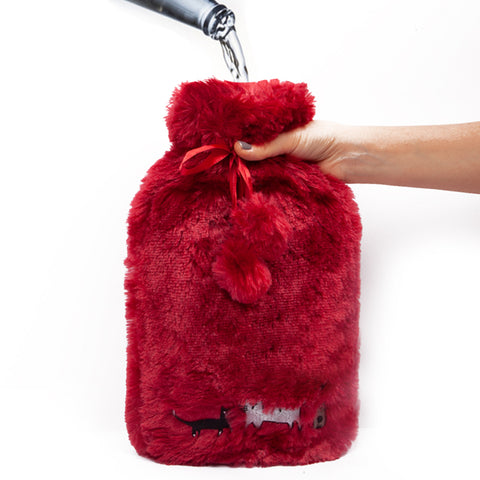 Biggdesign Red Cats hot water bottle