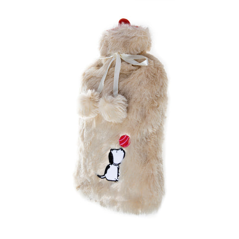 Biggdesign Beige Dogs hot water bottle