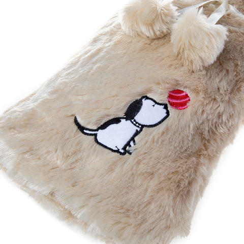 Biggdesign Beige Dogs hot water bottle