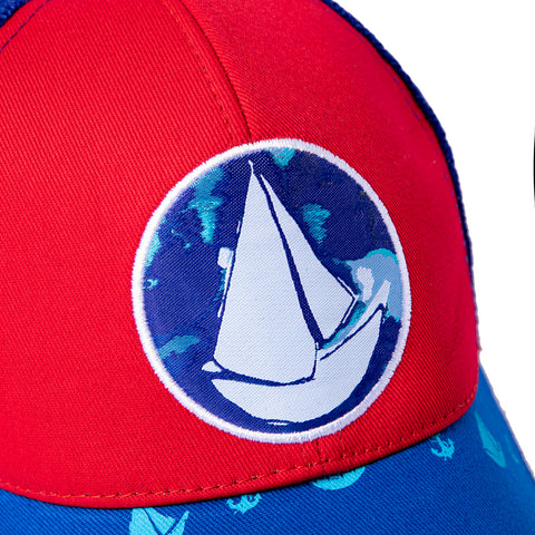 Anemoss sailboat trucker hat