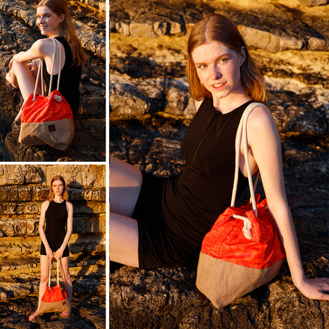 Biggdesign Moods Up Happy jute bag
