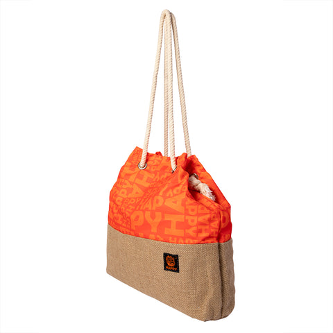 Biggdesign Moods Up Happy jute bag