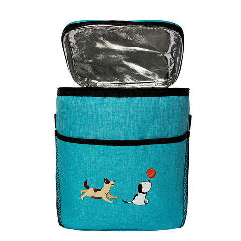 Biggdesign Dogs Cooler Bag, Turquoise, 10 L