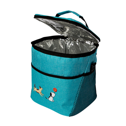 Biggdesign Dogs Cooler Bag, Turquoise, 10 L