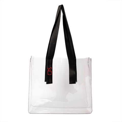 Biggdesign Cats transparent tote bag with inner pocket