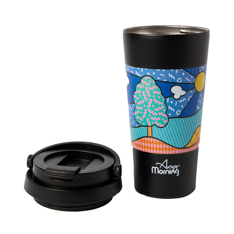 Any Morning thermal mug with handle and lid, 500 ml