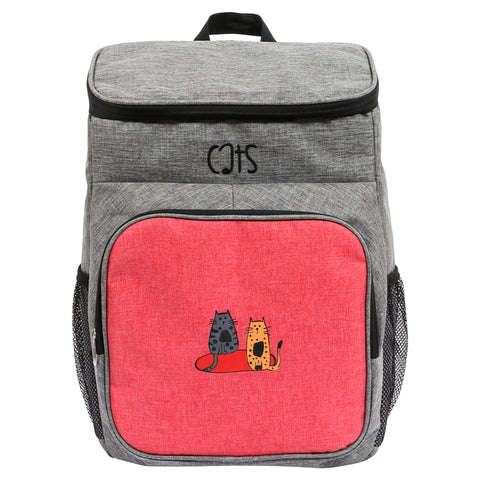 Biggdesign Cats gray cooler backpack