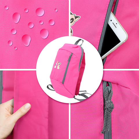 Biggdesign Dogs Rucksack, Tagesrucksack für Jeden Anlass, Rosa
