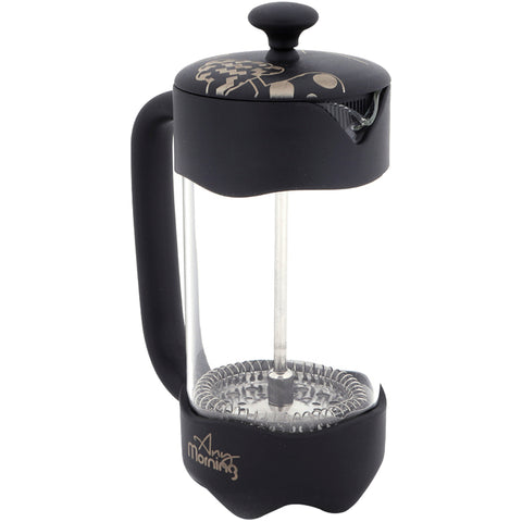 Any Morning FY92 French Press Coffee Maker, 350 ml, Black
