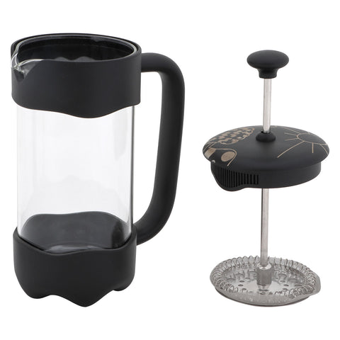 Any Morning FY92 French Press Coffee Maker, 1000 ml, Black