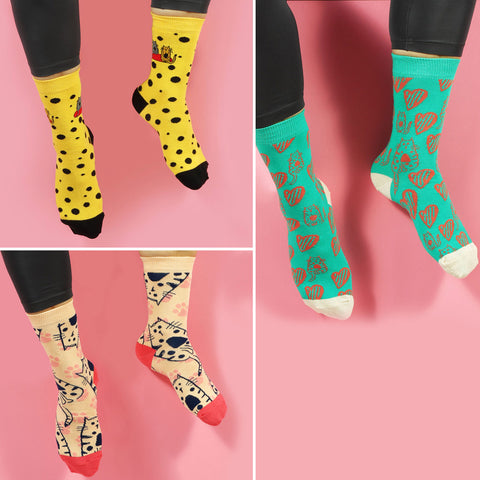 Biggdesign Cats Damen Socken Set  Größe 36-40 5er Pack