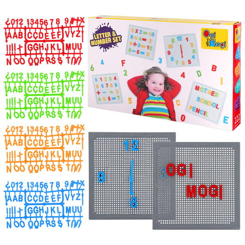 Ogi Mogi Toys letters and numbers for children colorful