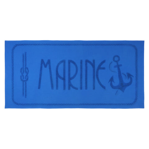 Anemoss Anchor beach towel 70x140 cm midnight blue