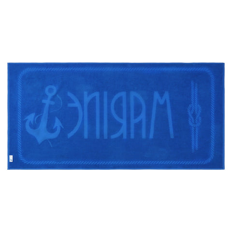 Anemoss Anchor beach towel 70x140 cm midnight blue