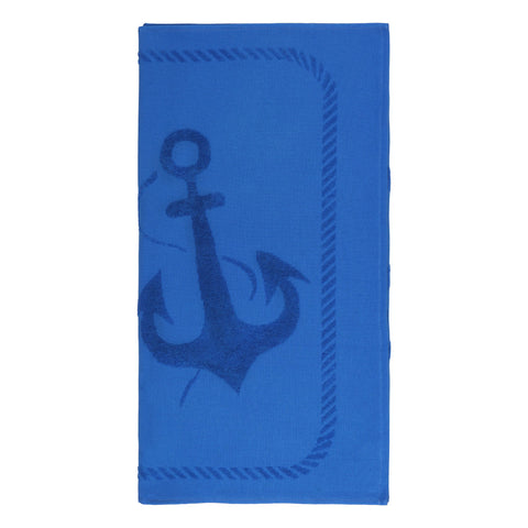 Anemoss Anchor beach towel 70x140 cm midnight blue