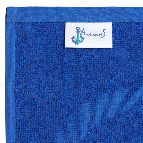 Anemoss Anchor beach towel 70x140 cm midnight blue