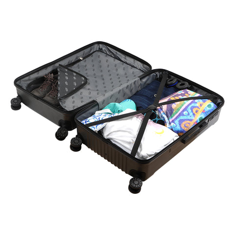 Biggdesign Ocean Koffer Set Kofferset 3 teilig Hartschale Grau