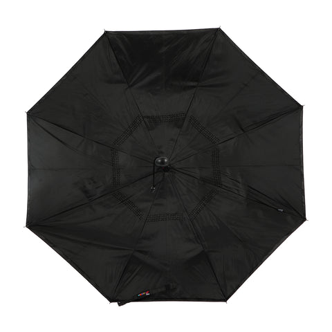 Biggdesign Moods Up Inverted Stockschirme 8 Streben Für Damen und Herren, Schwarz