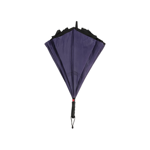 Biggdesign Moods Up Inverted Stick Umbrellas 8 Struts Black/Purple