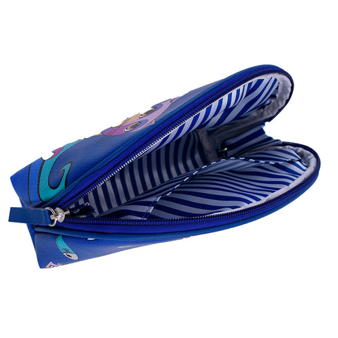 Biggdesign Owl And City Damen Kosmetiktasche, Bunt, 18 x 9 cm