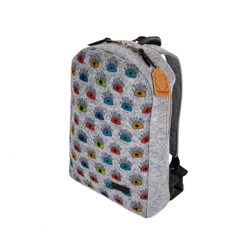 Biggdesign My Eyes on You Rucksack aus Filz, Bunt