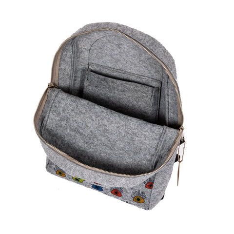 Biggdesign My Eyes on You Rucksack aus Filz, Bunt