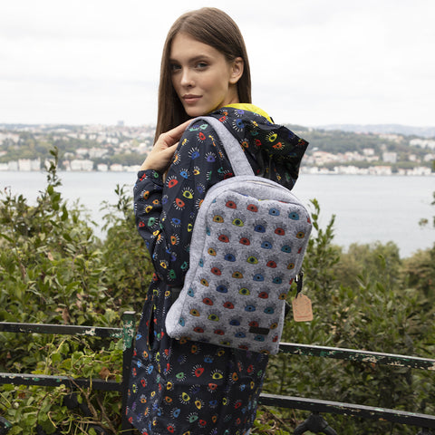 Biggdesign My Eyes on You Rucksack aus Filz, Bunt
