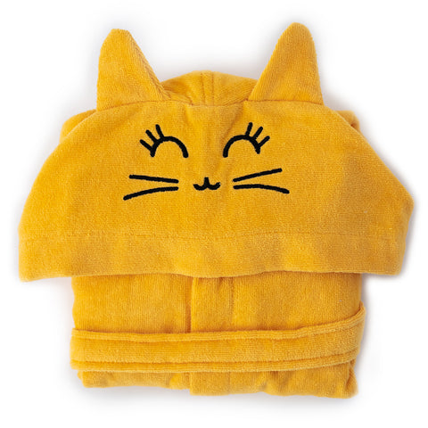 Milk&amp;Moo Tombish Cat children's velvet bathrobe with hood