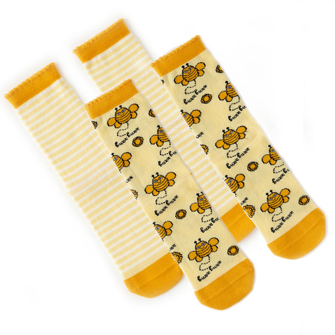 Milk&Moo Buzzy Bee and Chancin 4 Paar Socken für Mutter