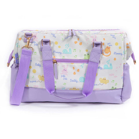 Milk&amp;Moo Friends diaper bag purple