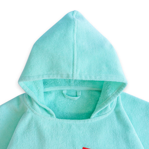 Milk&amp;Moo Sailor Octopus bath poncho children's turquoise